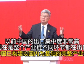 朱民：中国已构建以国内为基础的完整产业链